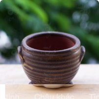 Chậu Gốm Nhật Bông Hoa đường kính 25cm